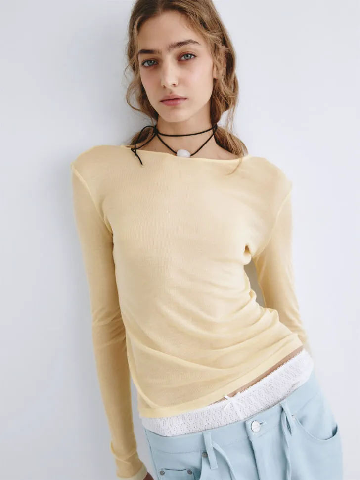 Лонгслив SELA Young, желтый, арт. 2237