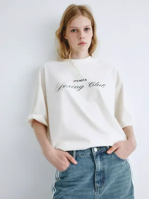 Футболка с принтом и вышивкой SELA Young, арт. 2255