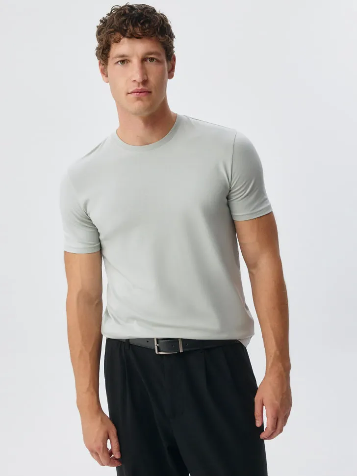 Футболка SLIM FIT базовая, серый, арт. 2256