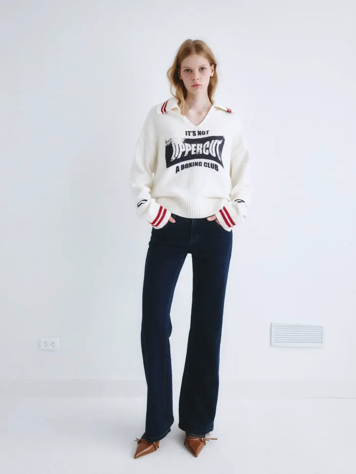 Джинсы Flared fit SELA Young, синий, арт. 2262