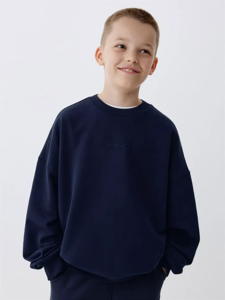 Трикотажный свитшот оверсайз детский, арт. 2268