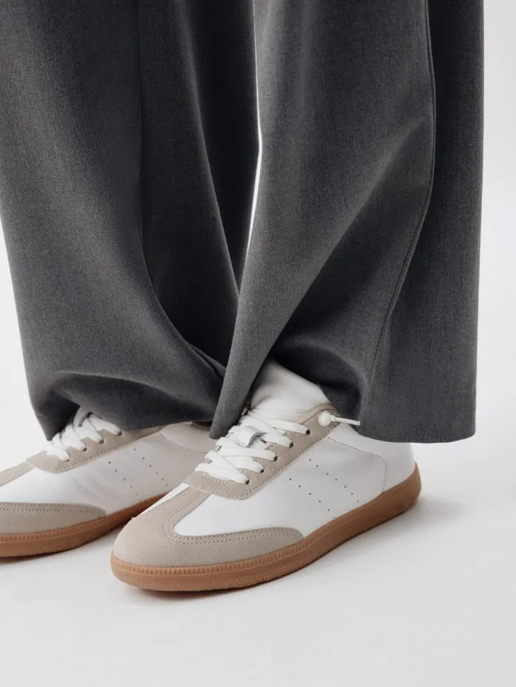 Кеды из натуральной кожи детские, разноцветный, арт. 2270