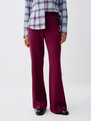 Брюки клеш из костюмной ткани, арт. 2298