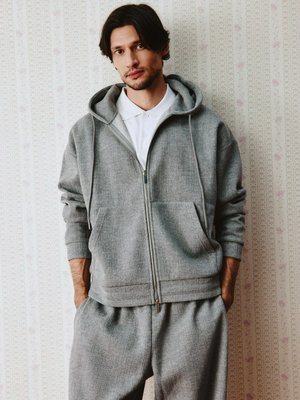Толстовка Regular fit из фактурного трикотажа