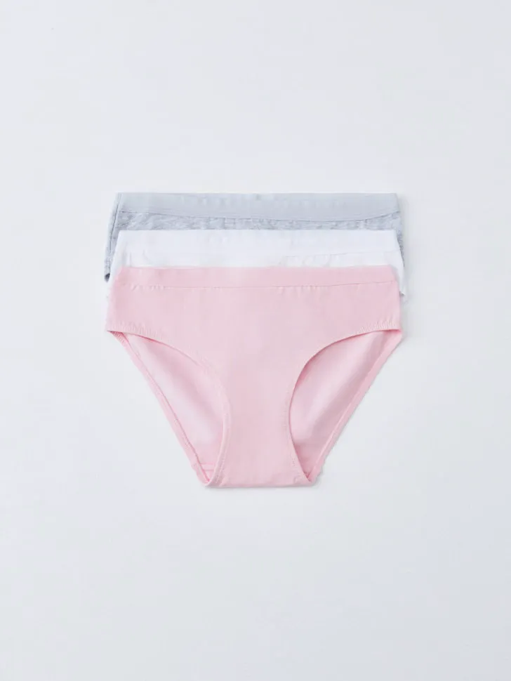 Набор из 3 трусов-слипов для девочек, разноцветный, арт. 2315