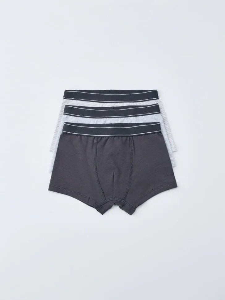 Набор из 3 трусов-боксеров для мальчиков, разноцветный, арт. 2327