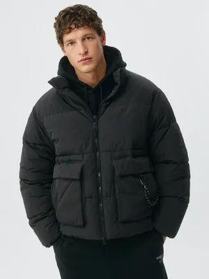 Стеганая утепленная куртка оверсайз, арт. 2347