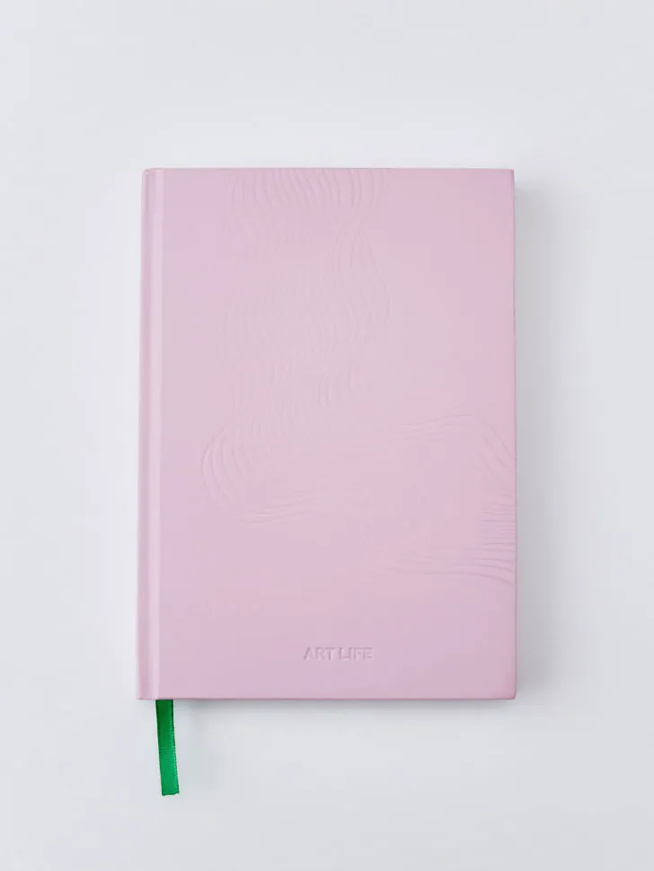 Блокнот в твердой обложке, розовый, арт. 2352