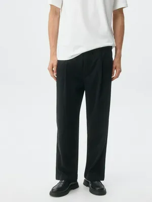 Прямые брюки на резинке, арт. 2368