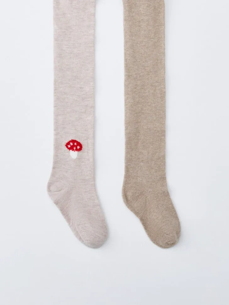 Набор колготок для девочек, разноцветный, арт. 2369