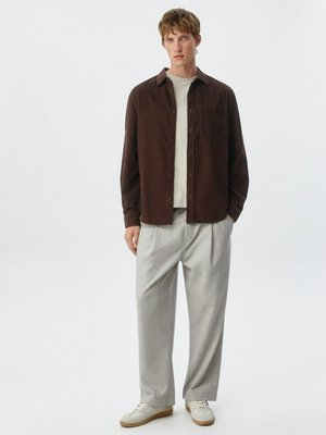 Прямые брюки на резинке, арт. 2386