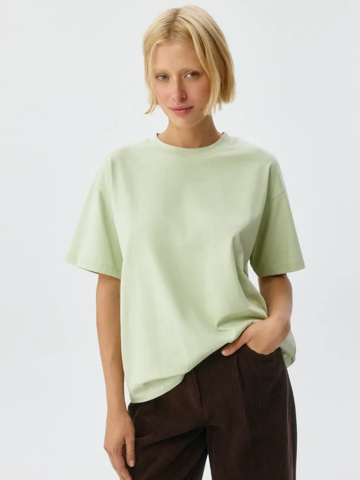 Футболка KATE OVERSIZE FIT, зеленый, арт. 2393