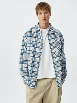 Фланелевая рубашка в клетку, арт. 2410