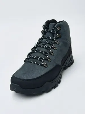 Ботинки-хайкеры из натуральной замши, арт. 2416