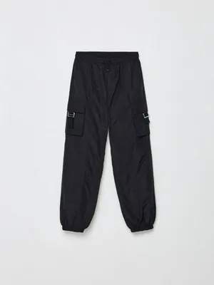 Утепленные брюки карго для девочек, арт. 2437