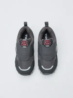 Комбинированные кроссовки на липучке для мальчиков, арт. 2438