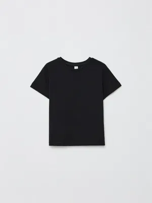 Детская футболка, черный, арт. 2439