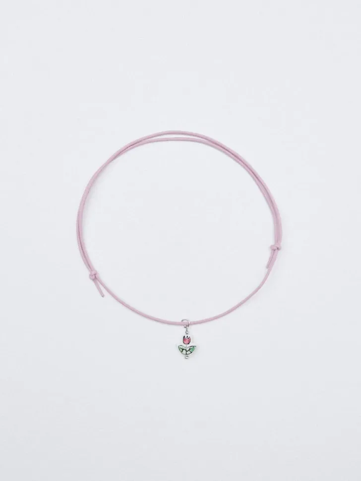 Колье с подвеской для девочек, фиолетовый, арт. 2454