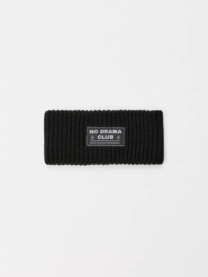 Вязаная повязка на голову для девочек, арт. 2462