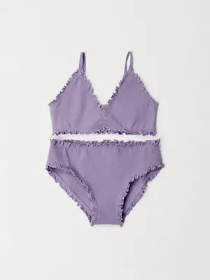 Раздельный купальник с оборками для девочек, арт. 2477