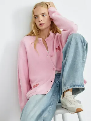 Кардиган оверсайз с содержанием шерсти, арт. 2488