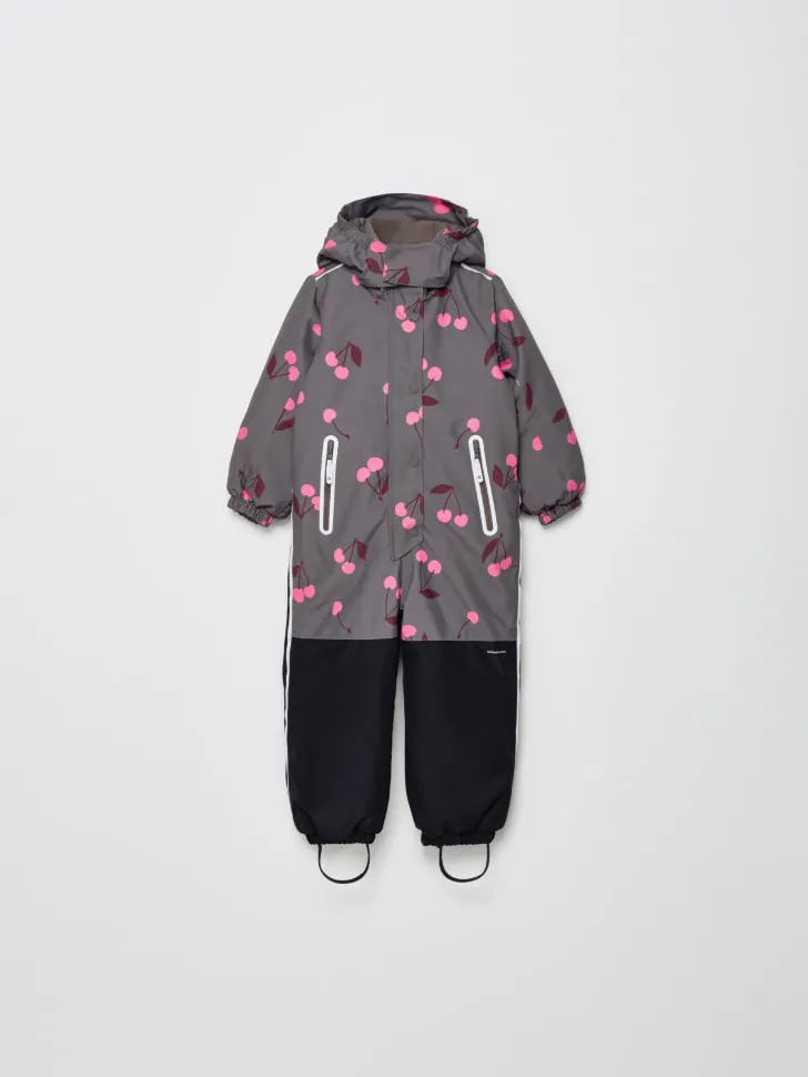 Зимний комбинезон seladrytex® для девочек с внутренними лямками, разноцветный, арт. 2502