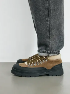 Ботинки-хайкеры из натуральной кожи, арт. 2505