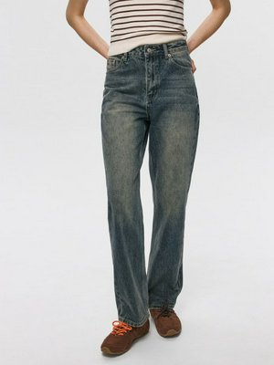 Джинсы Straight Fit с тинтом