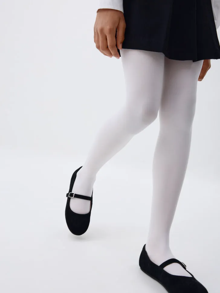 Колготки капроновые для девочек, белый, арт. 2573