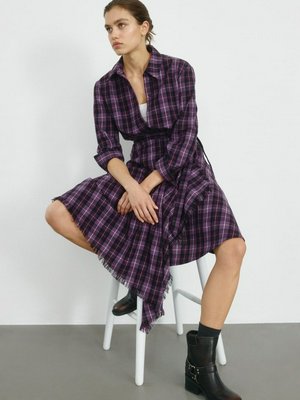 Платье-рубашка в клетку, арт. 2615