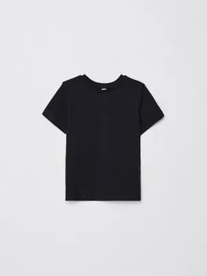 Базовая футболка детская, черный, арт. 2621