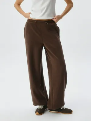 Флисовые широкие брюки, арт. 2643