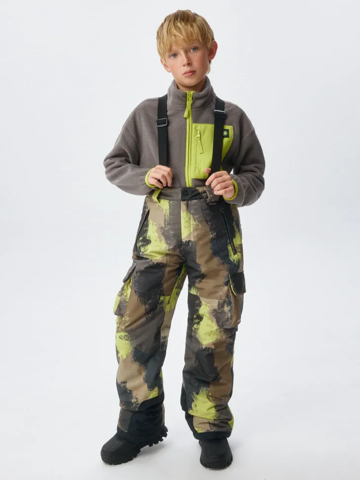 Детские горнолыжные брюки из мембранной ткани Seladrytex, разноцветный, арт. 2652