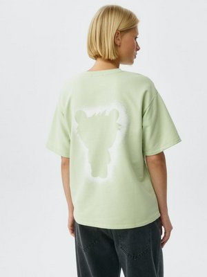 Футболка оверсайз из футера с «Вигге», арт. 2662