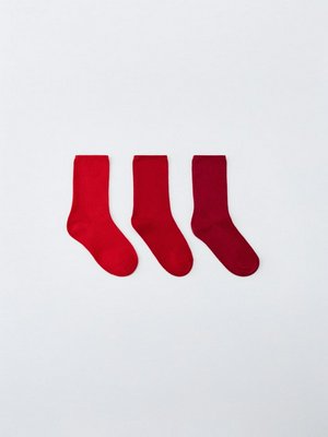 Набор из 3 пар красных носков, арт. 2663