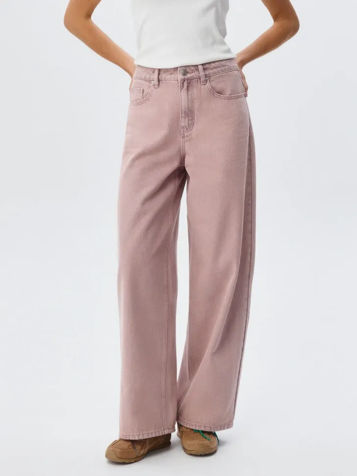Джинсы BAGGY, розовый, арт. 2671