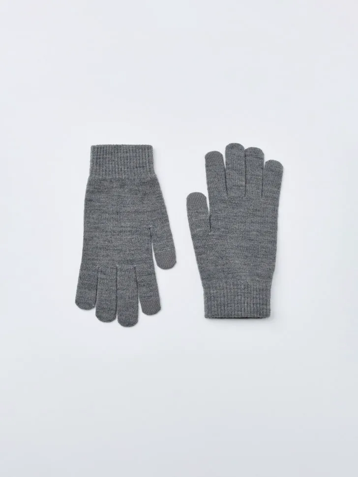 Перчатки для сенсорных экранов, серый, арт. 2674