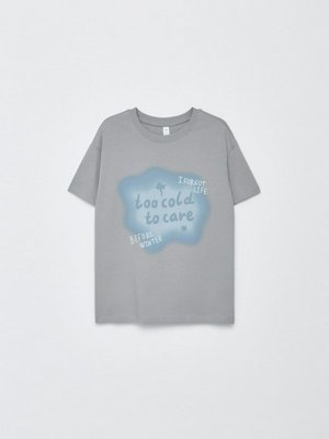 Футболка оверсайз с принтом детская, арт. 2678