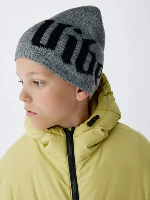 Вязаная шапка с содержанием шерсти для мальчиков, арт. 2682