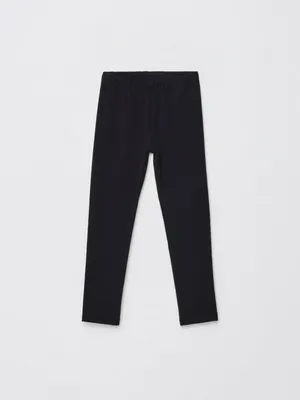 Базовые леггинсы для девочек, черный, арт. 2689