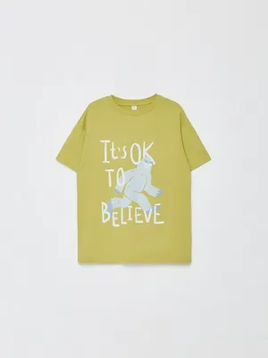 Футболка оверсайз с принтом детская, арт. 2710