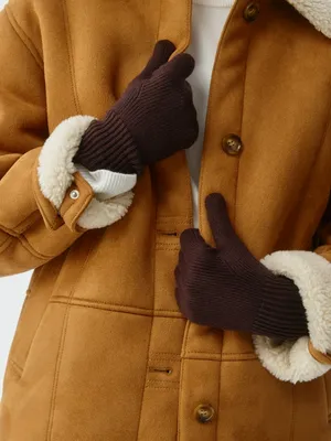 Вязаные рибовые перчатки, арт. 2715