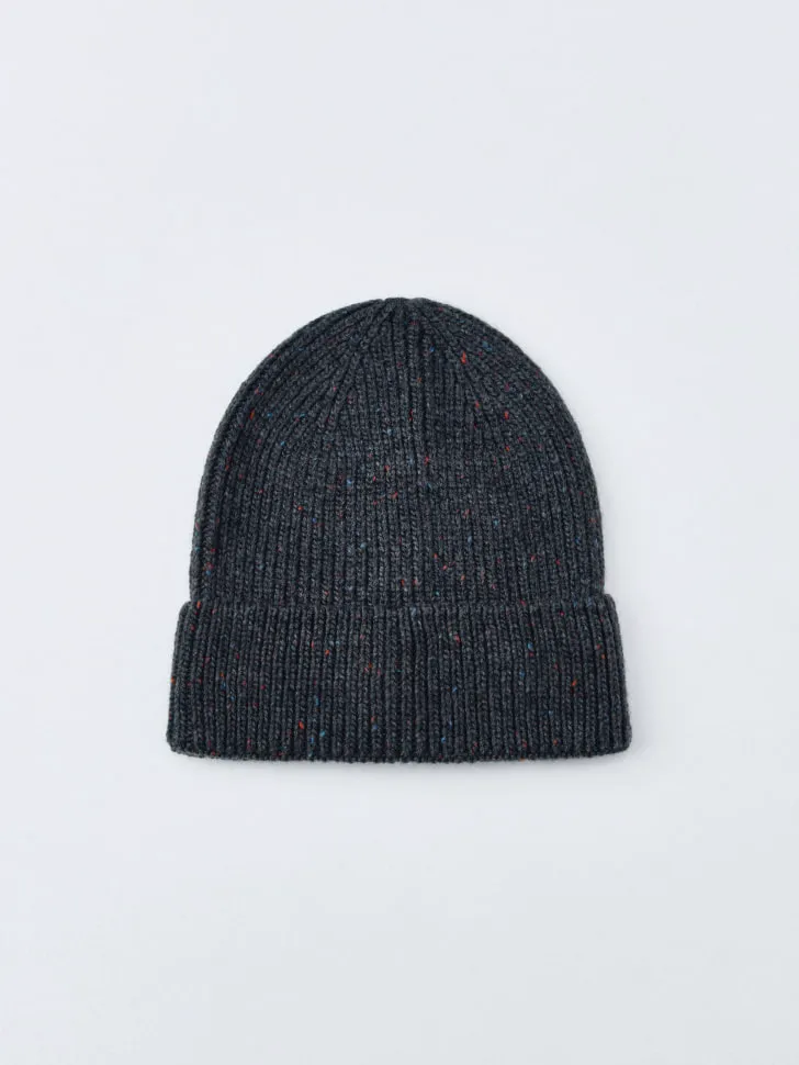 Шапка с содержанием шерсти, серый, арт. 2716