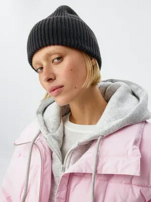 Шапка-бини в рубчик, арт. 2719