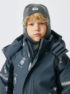 Шапка-шлем из смесовой шерсти детская, арт. 2720