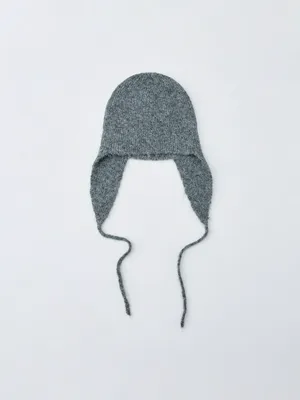 Вязаная шапка-ушанка, арт. 2732