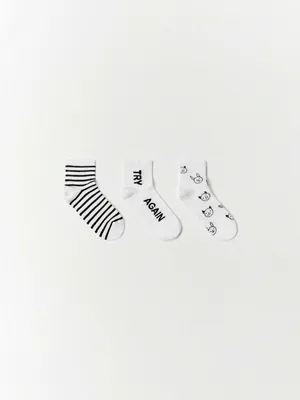 Набор из 3 пар носков для девочек, не указан, арт. 2775