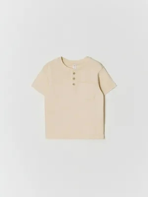 Базовая футболка на пуговицах для мальчиков, арт. 2801