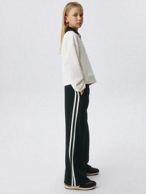 Широкие брюки с лампасами для девочек, арт. 2808