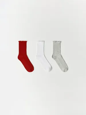 Набор из 3 пар носков для девочек, арт. 2827